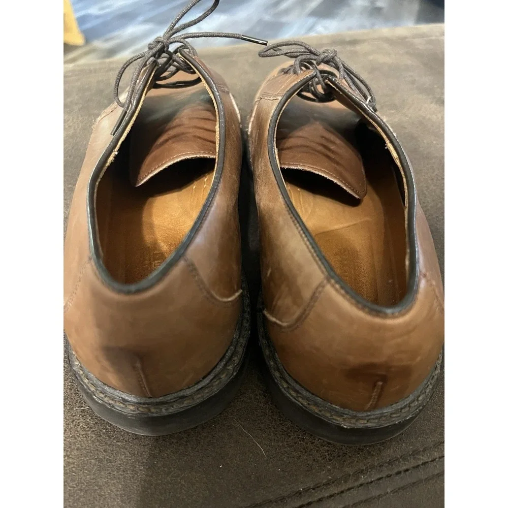 Allen Edmonds Shoes Split Toe Derby Men's 10D Brown Leather Business City Preppy